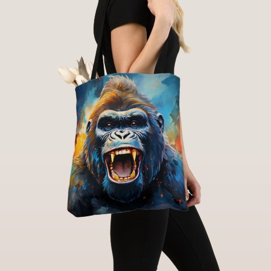 Lächeln Gorilla Tasche (Von Nahem)