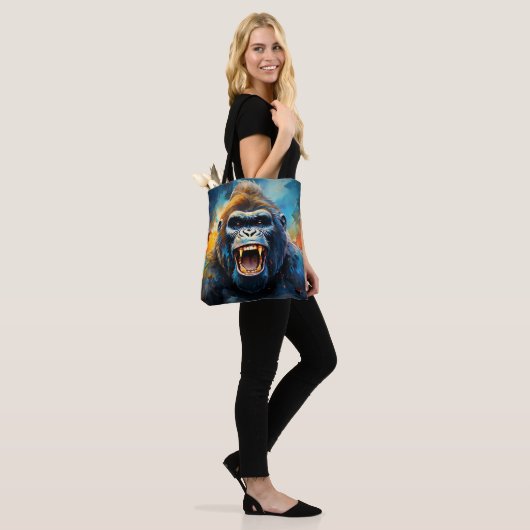 Lächeln Gorilla Tasche (Am Model)