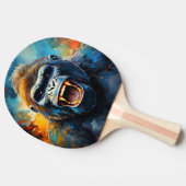 Lächeln Gorilla Tischtennis Schläger (Seitenansicht)
