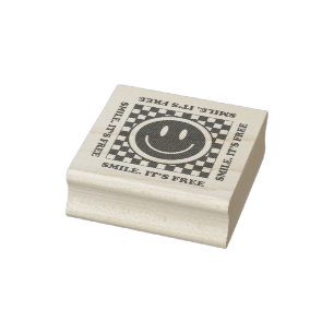 Lächeln Gummistempel