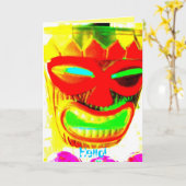 Lächeln, hallo! karte (Gelbe Blume)