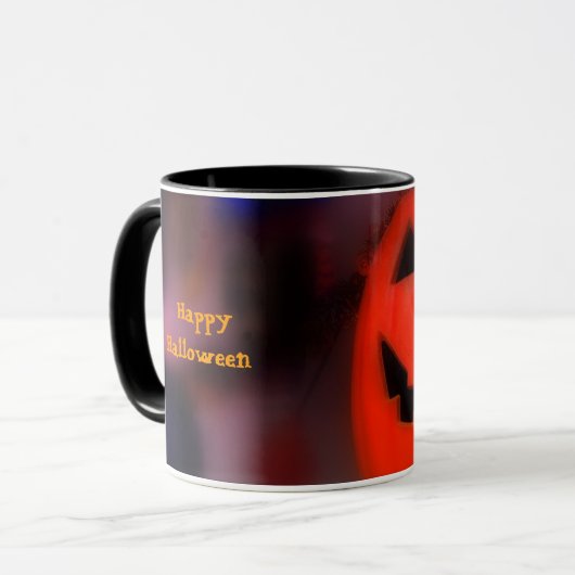 Lächeln, HappyHalloween Tasse (Vorderseite Links)