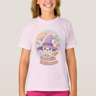 Lächeln Hexenhut Halloween-T - Shirt - Niedliches 