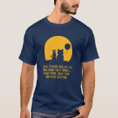 Lächeln, Hoffnung, Mut T-Shirt (Vorderseite)