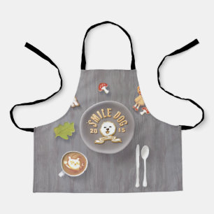 Lächeln Hund Icing Cookie Schürze