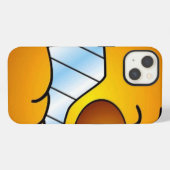 Lächeln - Ich habe Schmerzen - iPhone Hülle (Rückseite (Horizontal))