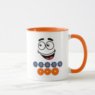 Lächeln Illustration Tasse