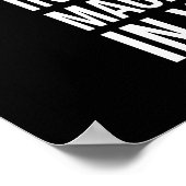 Lächeln im Angesicht der Widrigkeiten - Motivieren Poster (Ecke)