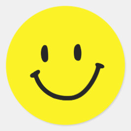 Lächeln in Ramadan ist eine gute Tat! Runder Aufkleber