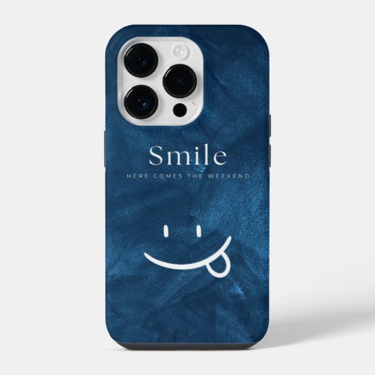 Lächeln iPhone Hülle (Rückseite)