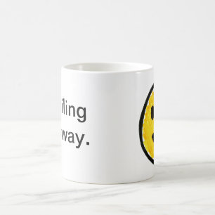 Lächeln irgendwie kaffeetasse