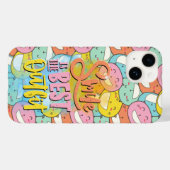 Lächeln ist das beste Outfit! Motivierend Case-Mate iPhone Hülle (Rückseite (Horizontal))