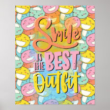 Lächeln ist das beste Outfit! Motivierend