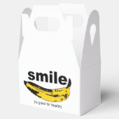 Lächeln ist gut für Health Cube Gefallen Box Geschenkschachtel (Geöffnet)