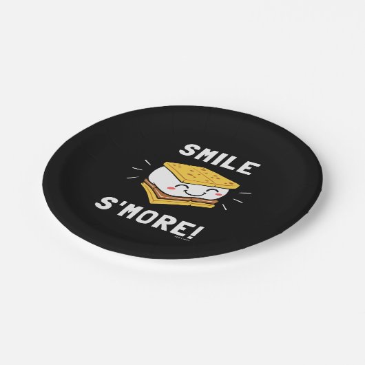 Lächeln ist mehr pappteller (Schrägansicht)