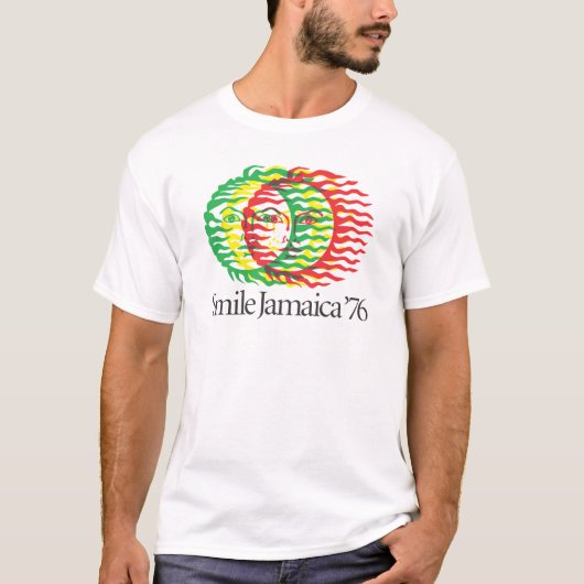 Lächeln Jamaika 1976 T-Shirt (Vorderseite)