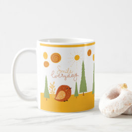 Lächeln Jeden Boho Bird Sun Niedlich Kaffeetasse