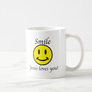 Lächeln, Jesus-Lieben Sie Kaffeetasse