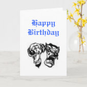 Lächeln jetzt später weinen karte (Gelbe Blume)