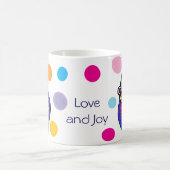 Lächeln Joy Party Cartoon Art Kaffeetasse (Mittel)