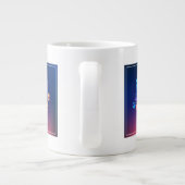 Lächeln Jumbo-Tasse (Rückseite)