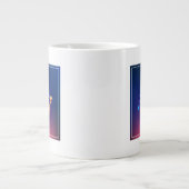 Lächeln Jumbo-Tasse (Vorderseite)