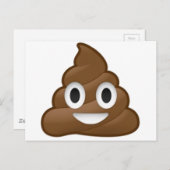 Lächeln Kack Emoji Postkarte (Vorne/Hinten)