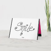 Lächeln Karte (Rückseite)