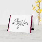 Lächeln Karte (Gelbe Blume)