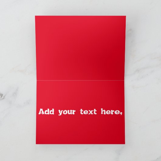 Lächeln Karte (Innenseite)