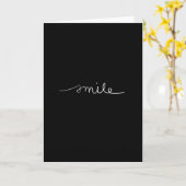 Lächeln Karte (Gelbe Blume)