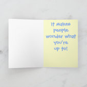 Lächeln! Karte (Innenseite)