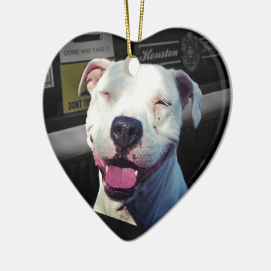 Lächeln Keramik Ornament (Links)