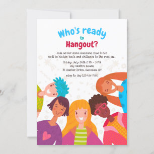 Lächeln Kinder Einladungen