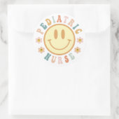 Lächeln Kinderkrankheit, PEDS-Krankenversorgung, K Runder Aufkleber (Tasche)