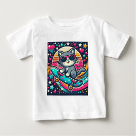 Lächeln Kitten Baby T-shirt