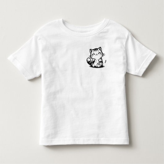 Lächeln Kitty Delight Kleinkind Fine Jersey T - Sh Kleinkind T-shirt (Vorderseite)