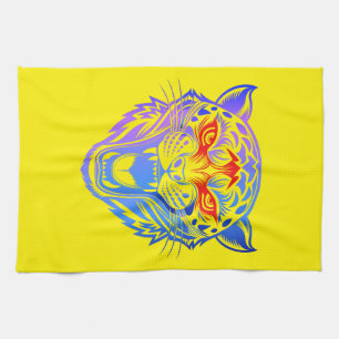 Lächeln Kitty Geschirrtuch