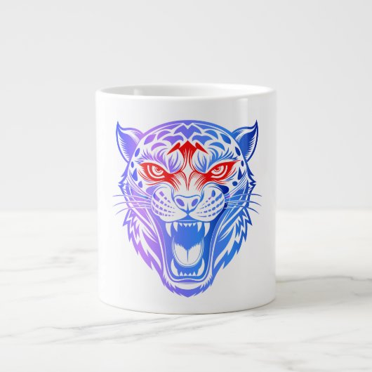 Lächeln Kitty Jumbo-Tasse (Vorderseite)