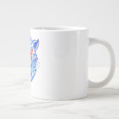 Lächeln Kitty Jumbo-Tasse (Rechts)