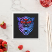 Lächeln Kitty Serviette (Beispiel)