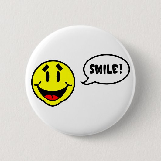 Lächeln-Knopf Button (Vorderseite)