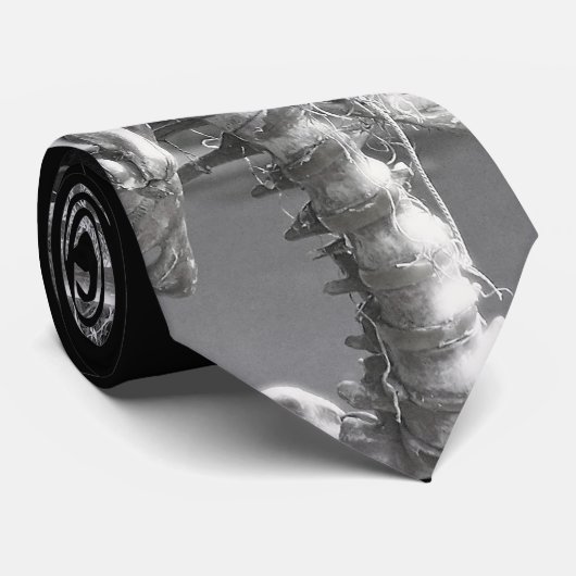 "Lächeln!! .....??"  Krawatte (Gerollt)