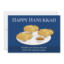 Lächeln Latkes Cartoon Holiday Hanukkah