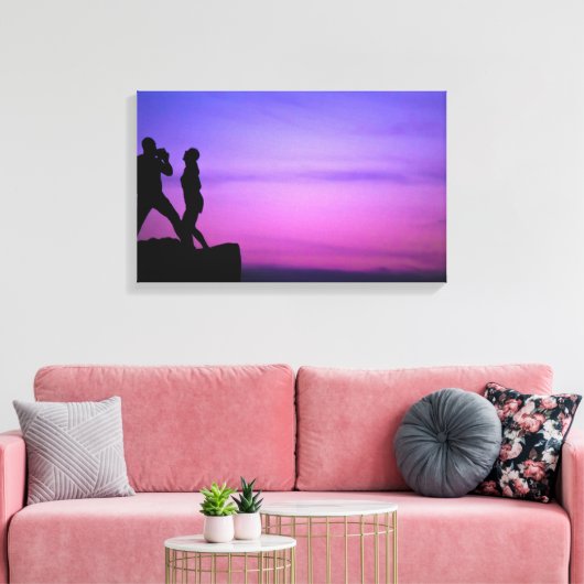 Lächeln Leinwanddruck (Insitu (Wohnzimmer))