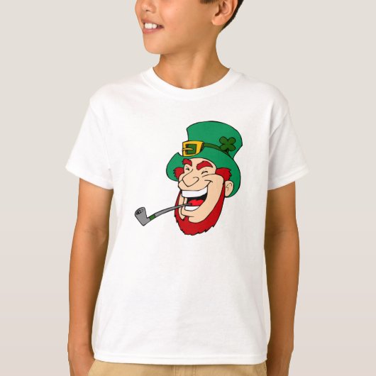 Lächeln Leprechaun St. Patrick's Day T-Shirt (Vorderseite)