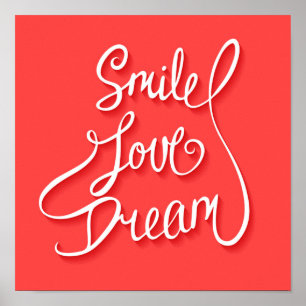 Lächeln Liebe Dream Poster