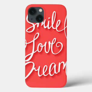 Lächeln-Liebe-Traum iPhone 13 Hülle