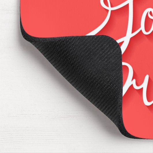 Lächeln-Liebe-Traum Mousepad (Ecke)