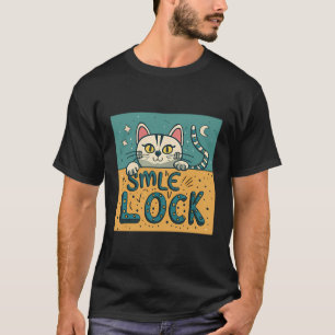 Lächeln lockere Katze leicht von Katzen für C able T-Shirt